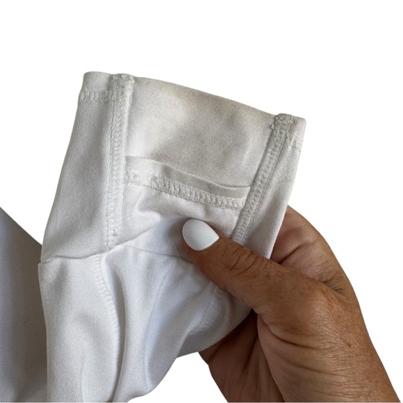 Title Nine White Sunbuster 2.0 Full Zip Hoodie Sun Shirt, Size M - Picture 8 of 9